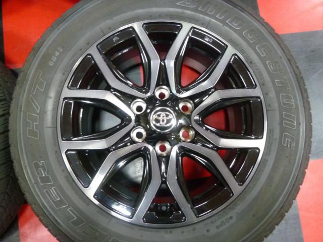 トヨタ純正 GUN125 ハイラックス GRスポーツ 純正アルミ + BRIDGESTONE DUELER H/T 684II