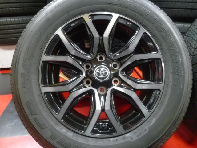 トヨタ純正 GUN125 ハイラックス GRスポーツ 純正アルミ + BRIDGESTONE DUELER H/T 684II