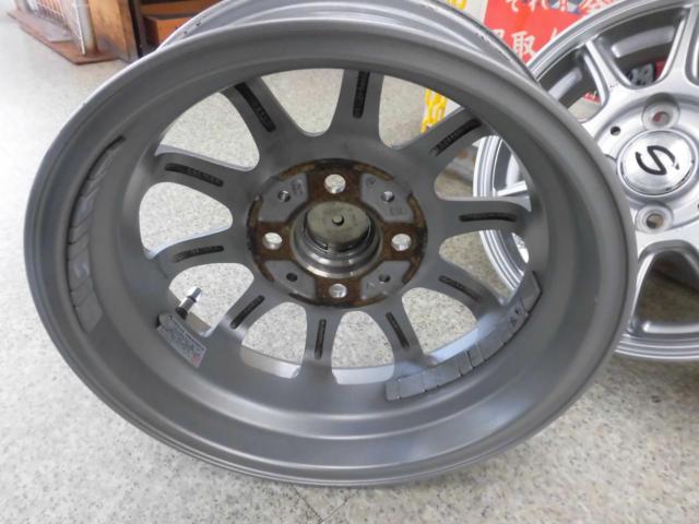 【メーカー不明】 10本スポーク 13インチアルミホイール