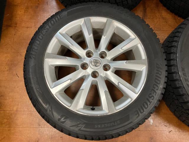 トヨタ ヴァンガード後期純正アルミホイール + BRIDGESTONE BLIZZAK DM-V3