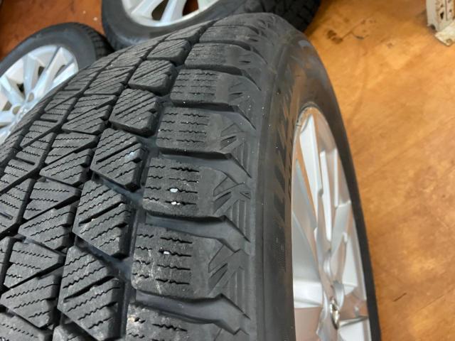 トヨタ ヴァンガード後期純正アルミホイール + BRIDGESTONE BLIZZAK DM-V3