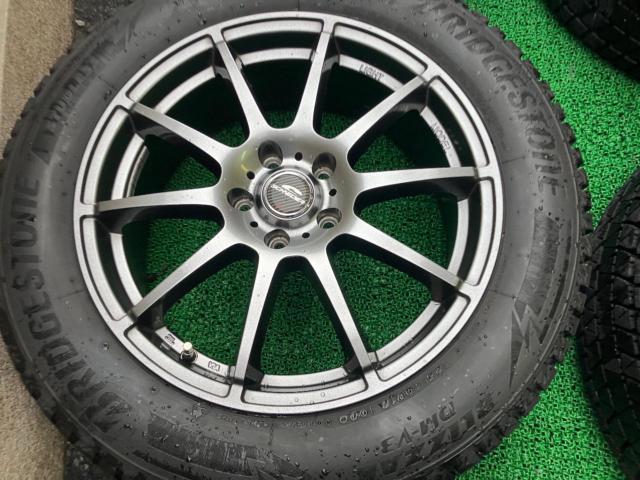 【A-TECH(エーテック)】SCHNEIDER(シュナイダー) CORSAGE PREMIUM LIGHT (5HOLE)+【BRIDGESTONE】BLIZZAK DM-V3