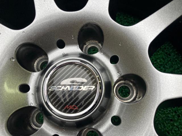【A-TECH(エーテック)】SCHNEIDER(シュナイダー) CORSAGE PREMIUM LIGHT (5HOLE)+【BRIDGESTONE】BLIZZAK DM-V3