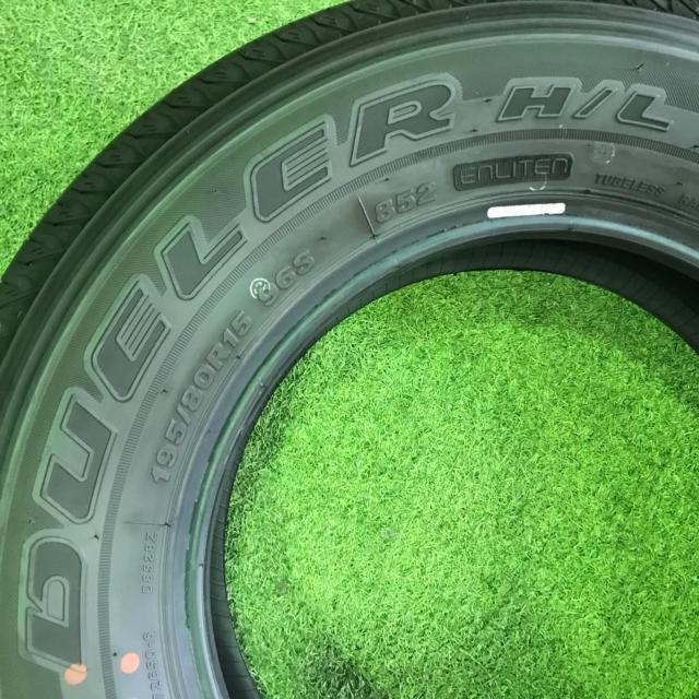 BRIDGESTONE DUELER H/T 852 195/80R15 2026年製 4本セット