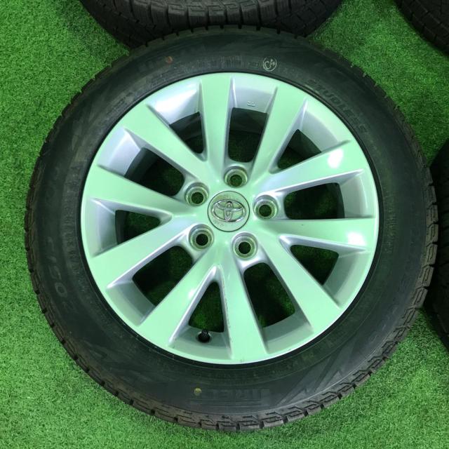 [未走行ラベル付き!]TOYOTA(トヨタ) アイシス純正 + PIRELLI ICE ZERO ASIMMETRICO 205/55R16 2023年製 4本セット