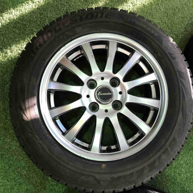 HOT STUFF Exceeder+BRIDGESTONE BLIZZAK VRX2 165/70R14 2024年製 4本セット