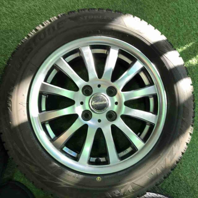 HOT STUFF Exceeder+BRIDGESTONE BLIZZAK VRX2 165/70R14 2024年製 4本セット