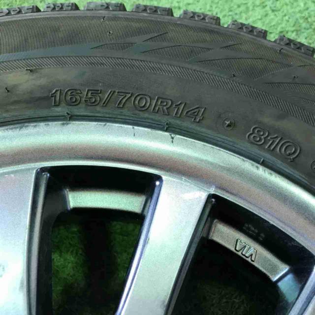 HOT STUFF Exceeder+BRIDGESTONE BLIZZAK VRX2 165/70R14 2024年製 4本セット