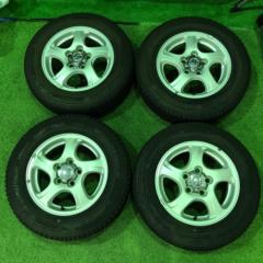 MITSUBISHI(三菱) パジェロミニ純正 + BRIDGESTONE BLIZZAK DM-V3 175/80R15 2024年製 4本セット