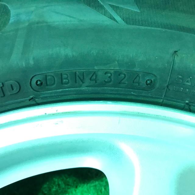 MITSUBISHI(三菱) パジェロミニ純正 + BRIDGESTONE BLIZZAK DM-V3 175/80R15 2024年製 4本セット