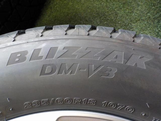 【BRIDGESTONE(ブリヂストン)】BALMINUM(バルミナ)  +【BRIDGESTONE】BLIZZAK DM-V3 235/60R18 2022年 4本セット