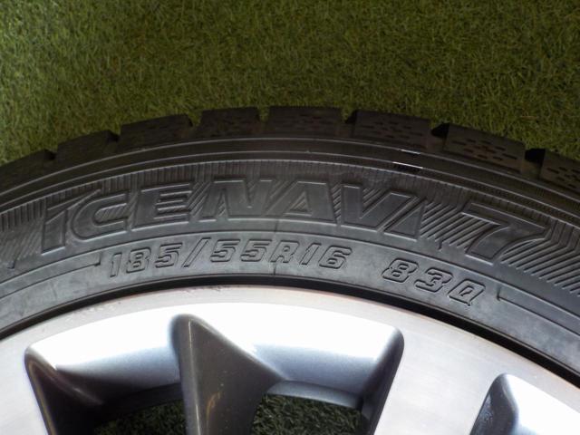 【ホンダ純正】GK系 フィットRS 後期 純正ホイール+【GOODYEAR】ICE NAVI 7 185/55R16 2024年 4本セット