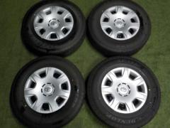 【トヨタ純正】200系 ハイエース 純正スチールホイール+【DUNLOP】SP175N 195/80R15 107/105S LT