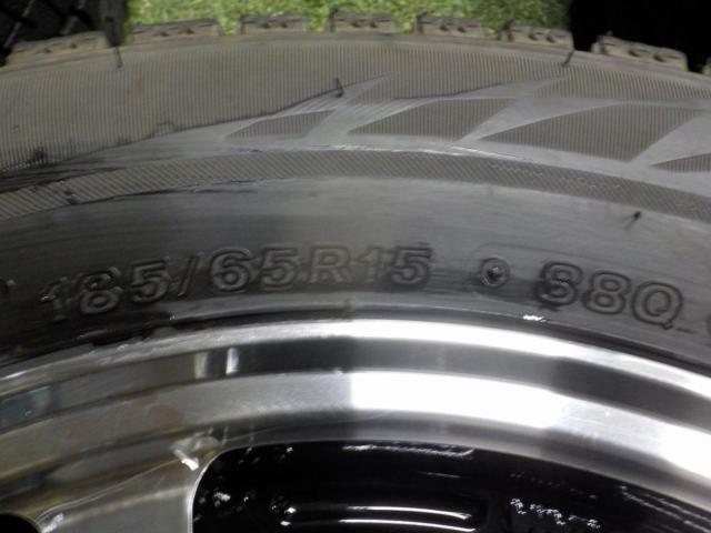 【HOT STUFF(ホットスタッフ)】Valette(ヴァレット) ANKRAY+【BRIDGESTONE】BLIZZAK VRX2 185/65R15 2024年 4本セット