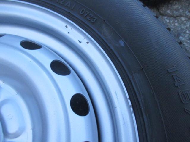【ダイハツ純正】 スチールホイールセット+【YOKOHAMA】SUPERVAN 356