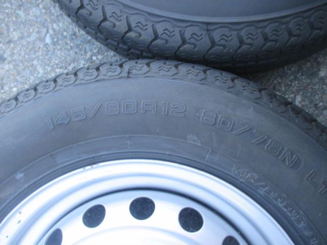【ダイハツ純正】 スチールホイールセット+【YOKOHAMA】SUPERVAN 356