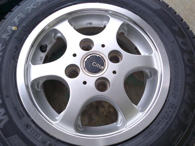 BRIDGESTONE(ブリヂストン) Citta(シッタ) NC6  + DUNLOP(ダンロップ) DWINTERMAXX  LV01