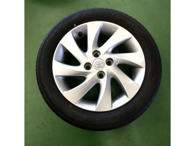 【トヨタ純正】 bB 純正 ホイール + 【YOKOHAMA】BluEarth-GT AE51