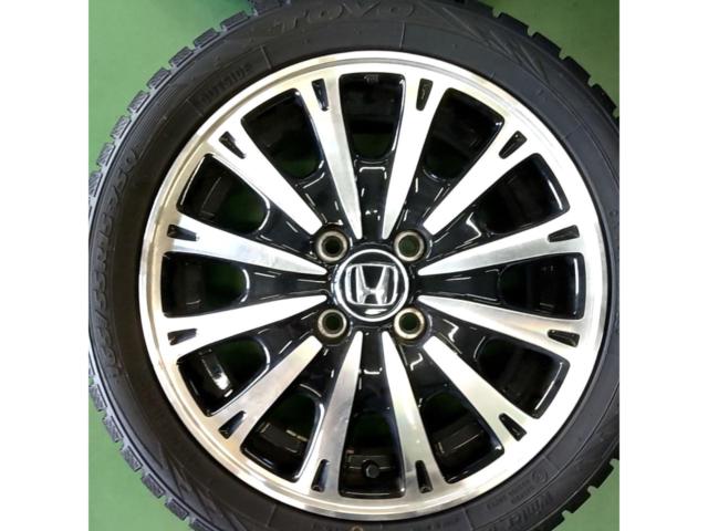 ホンダ N-BOXカスタム純正アルミホイール + TOYO winterTRANPATH TX