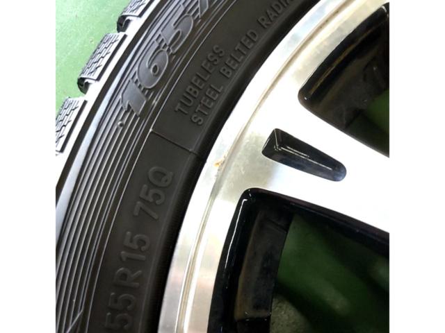 ホンダ N-BOXカスタム純正アルミホイール + TOYO winterTRANPATH TX