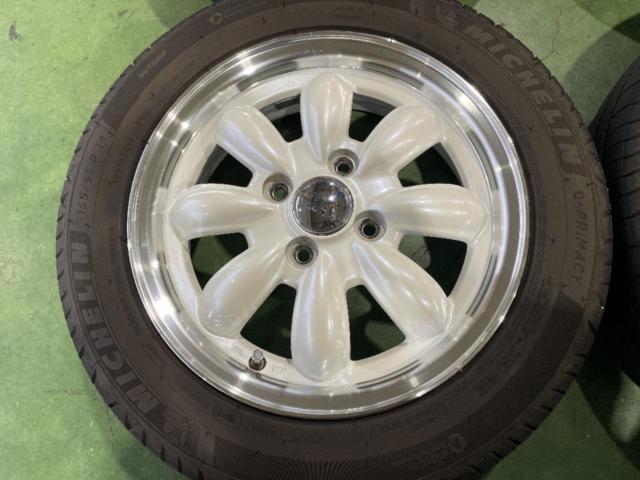 【HOT STUFF(ホットスタッフ)】LaLa Palm(ララパーム) CUP+【MICHELIN】e PRIMACY 155/65R14 2024年
