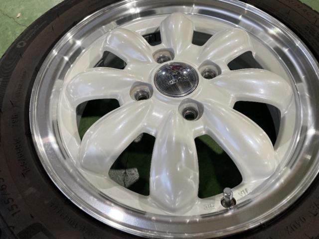 【HOT STUFF(ホットスタッフ)】LaLa Palm(ララパーム) CUP+【MICHELIN】e PRIMACY 155/65R14 2024年