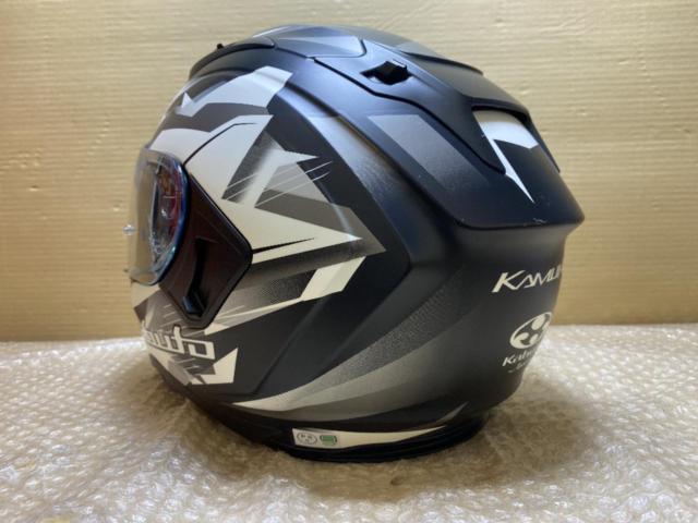 【OGK】KAMUI-3 STARS スターズ フラットブラックシルバー Mサイズ 57～58cm