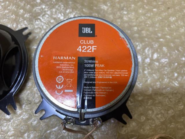 【JBL】CLUB 422F 10cmコアキシャルスピーカー 2個セット
