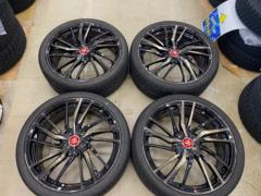 【Lehrmeister】PREMIX Dolche 3x5 ドルチェ アルミホイール+【YOKOHAMA】AVID ENVigor 225/35R19 オススメ車種☆ノア/VOXY/ステップワゴン☆