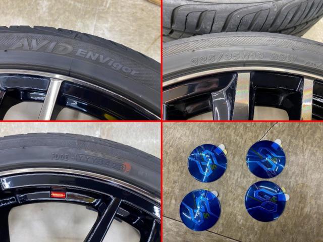 【Lehrmeister】PREMIX Dolche 3x5 ドルチェ アルミホイール+【YOKOHAMA】AVID ENVigor 225/35R19 オススメ車種☆ノア/VOXY/ステップワゴン☆