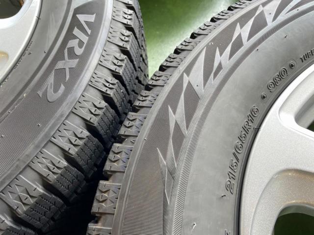 BRIDGESTONE BALMINUM VR5 + BRIDGESTONE(ブリヂストン) BLIZZAK VRX2 215/65R16 2024年製