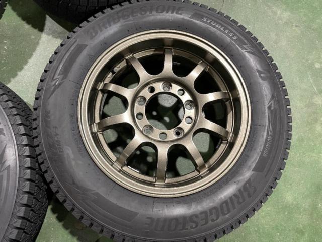 【5ZIGEN】 Jx4R アルミホイール+【BRIDGESTONE】BLIZZAK DM-V3 175/80R16 オススメ車種☆ジムニー☆