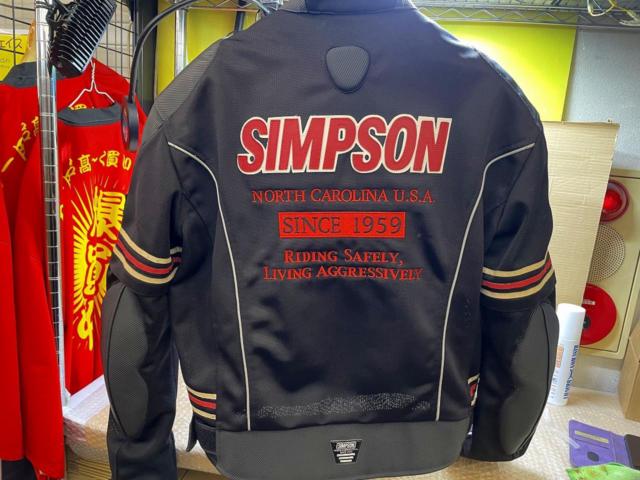 【SIMPSON】メッシュジャケット Mサイズ ブラック