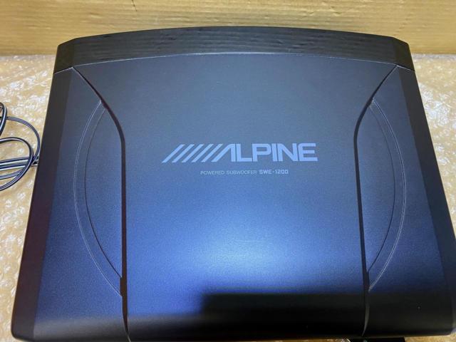 【ALPINE】SWE-1200 パワードサブウーファー