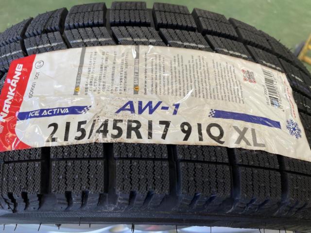 トヨタ 30系プリウス Sツーリング純正 + NANKANG(ナンカン) AW-1 215/45R17 2026年製★タイヤは新品!