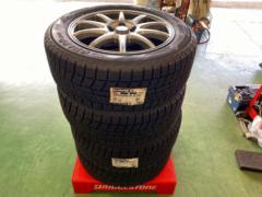 SPORT ABELIA + YOKOHAMA(ヨコハマ)IceGuard IG60 205/55R16 91Q 2023年製【100-5H】★タイヤは未使用!インプレッサ/レクサスCT/カローラ