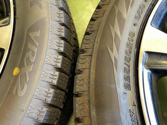 トヨタ 50系エスティマ純正 + BRIDGESTONE(ブリヂストン) BLIZZAK VRX2 225/50R18 2025年製★ミゾたっぷり!C-HRにも