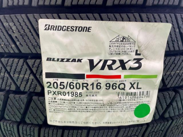 88 ホンダ RP6/RP7/RP8 ステップワゴンAIR 純正 + BRIDGESTONE(ブリヂストン)BLIZZAK VRX3 205/60R16 96Q XL 2025年製★タイヤは新品!