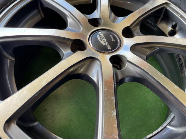 スポークアルミ ポリッシュ + NEXEN(ネクセン) WINGUARD ice3 165/60R15 2026年製★タイヤは新品!ハスラー/kei/キャストアクティバなど