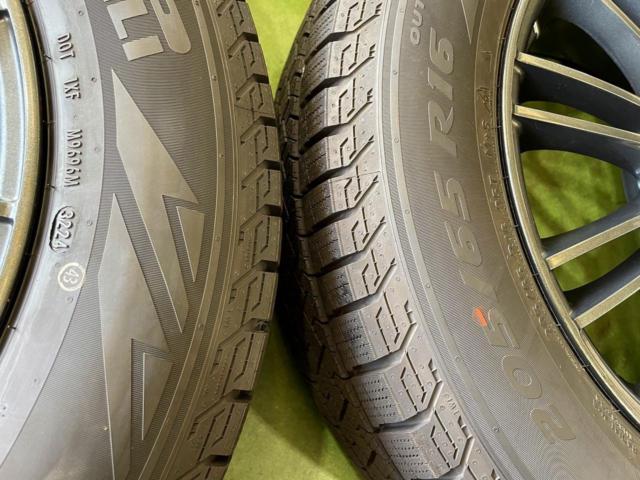 weds VELVA AGUDO + PIRELLI(ピレリ) ICE ZERO ASIMMETRICO 205/65R16 2024年製★ミゾたっぷり!ヤリスクロス/C28セレナ/ティアナなど