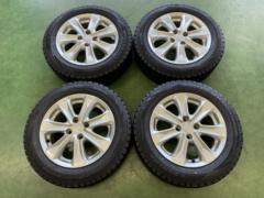 ホンダ フィット純正アルミ + DUNLOP(ダンロップ) WINTERMAXX WM02 175/65R15 2024年製★ミゾたっぷり!シャトル/ZE2インサイト/グレイスにも