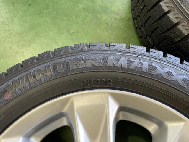 ホンダ フィット純正アルミ + DUNLOP(ダンロップ) WINTERMAXX WM02 175/65R15 2024年製★ミゾたっぷり!シャトル/ZE2インサイト/グレイスにも
