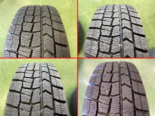 ホンダ フィット純正アルミ + DUNLOP(ダンロップ) WINTERMAXX WM02 175/65R15 2024年製★ミゾたっぷり!シャトル/ZE2インサイト/グレイスにも