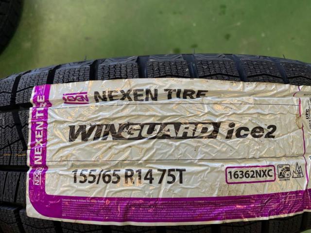 BRIDGESTONE(ブリヂストン) BALMINUM(バルミナ) TR10  NEXEN Winguard ice2 155/65R14 2025年