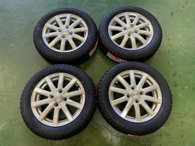 店頭販売のみ weds JOKER + TOYO(トーヨー) OBSERVE GIZ2 155/65R14 2025年製★タイヤは新品!