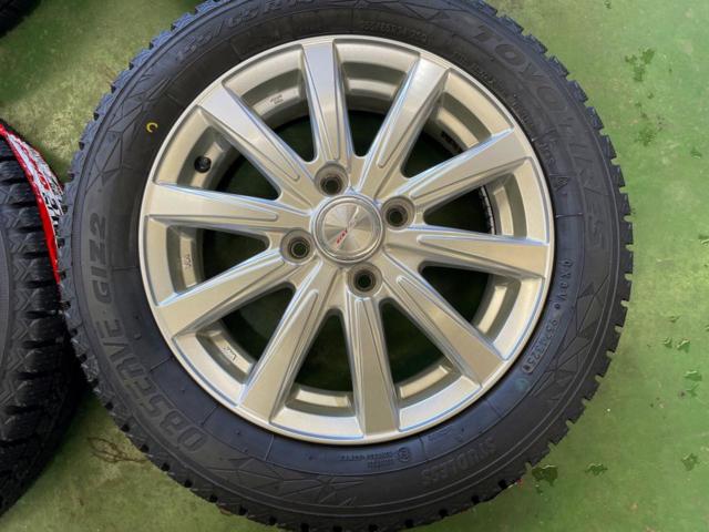 店頭販売のみ weds JOKER + TOYO(トーヨー) OBSERVE GIZ2 155/65R14 2025年製★タイヤは新品!