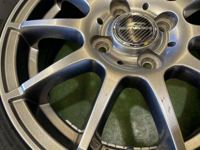 88A-TECH SCHNEIDER + NEXEN(ネクセン) Winguard ice2 165/65R14 2026年製★タイヤは新品!ハスラー/キャストアクティバ/デリカミニ4WDなど