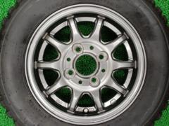 メーカー不明 10本スポークホイール + BRIDGESTONE RD-604 STEEL※残り溝違い※