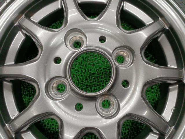メーカー不明 10本スポークホイール + BRIDGESTONE RD-604 STEEL※残り溝違い※