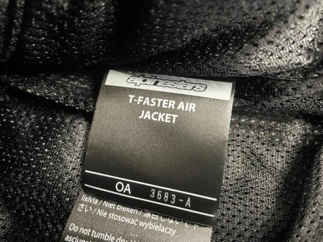 【Alpinestars】T-Faster Air ジャケット